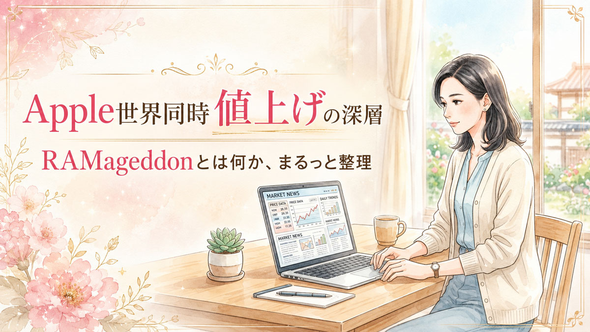 ノートパソコンと価格グラフを前に分析する知的な女性
