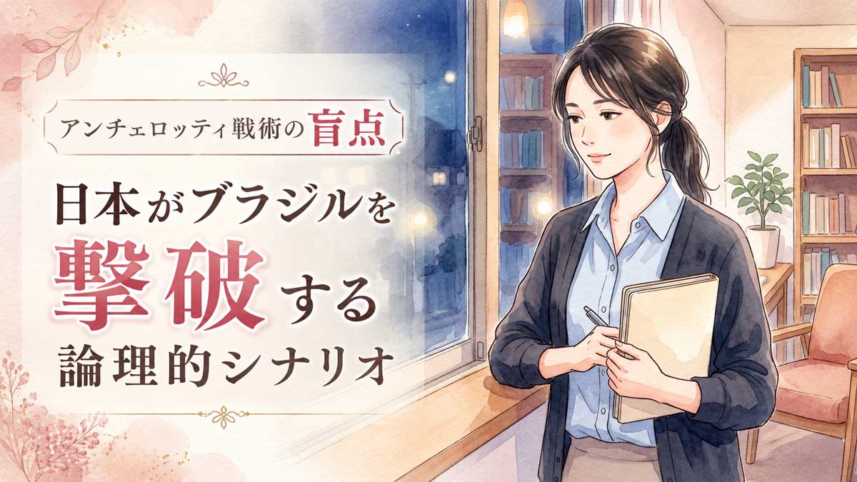 戦術ボードを眺めながら静かに考える知的な女性