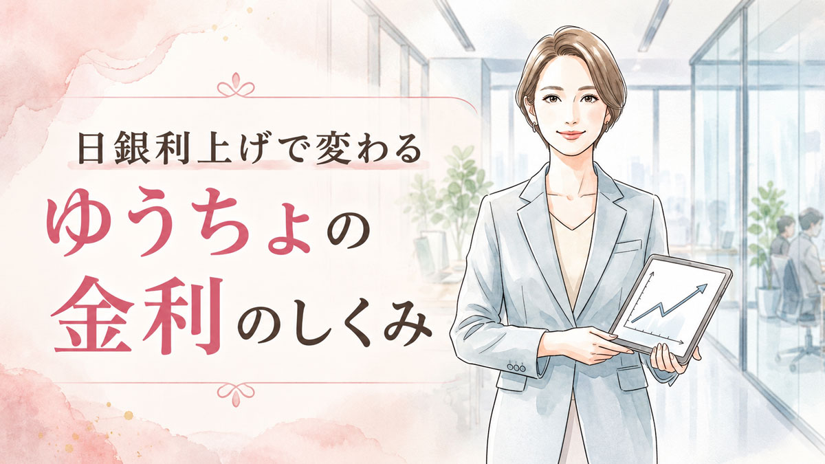 図書館でノートパソコンを開き金利に関する資料を調べている落ち着いた女性