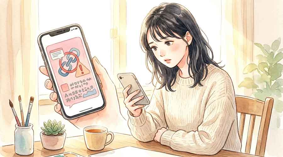 ワールドカップ2026の放映権について整理されたメモを見ている女性