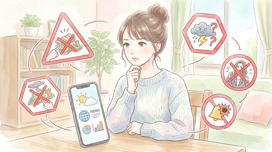 避難の使い分けを示すイメージ
