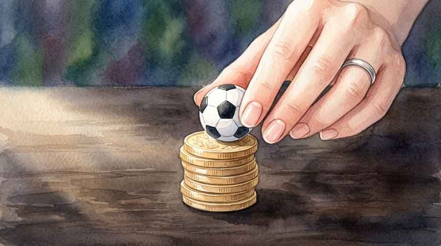 FIFA新会社FFEの資料を読み解く知的な女性のオフィス風景