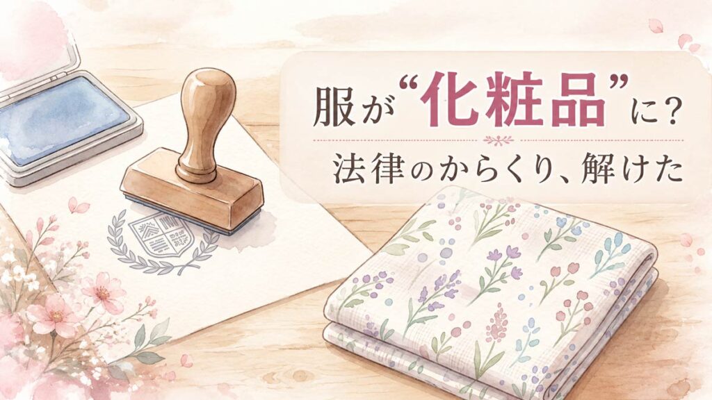化粧品登録のインナーとは何かを解説する無印良品「着るスキンケア」のイメージ