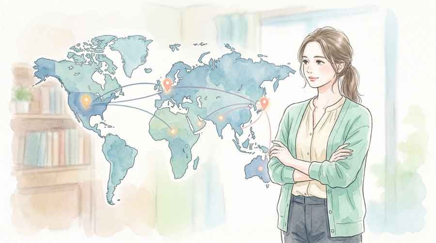 データセンター冷却市場の競合企業を整理するイラスト