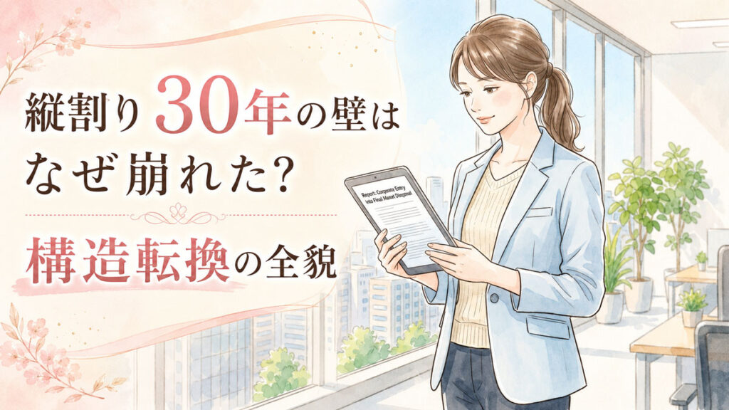|JFEエンジニアリング 最終処分場参入の背景を整理する女性