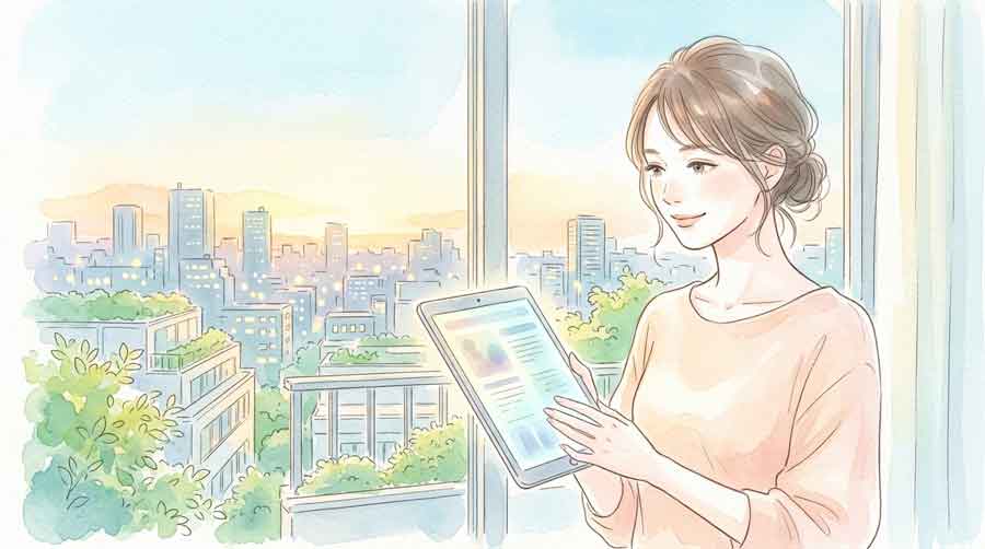 今後の廃棄物処理業界再編と暮らしへの影響を考える女性