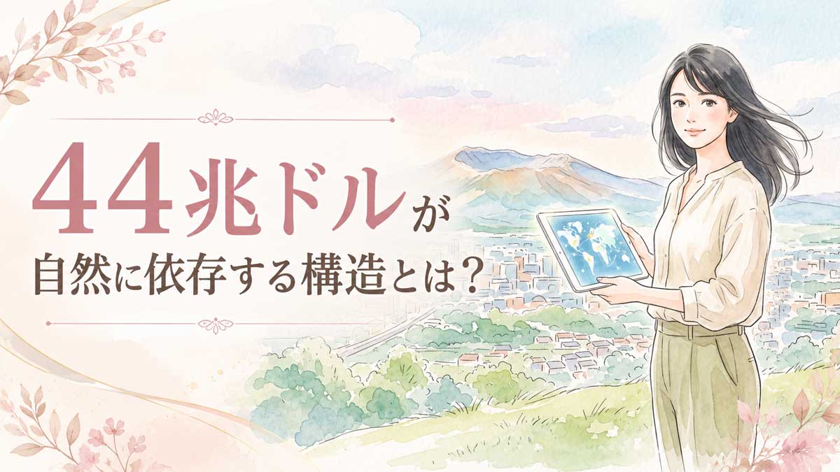ネイチャーポジティブ急浮上の背景