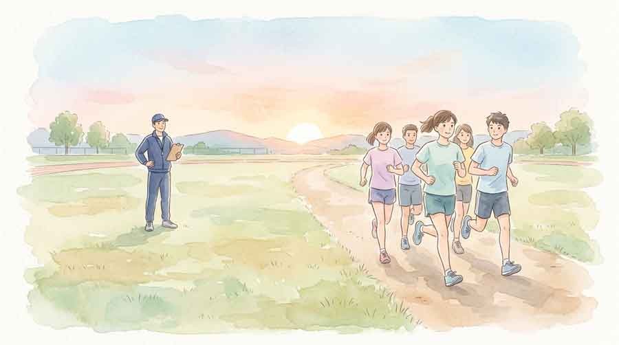 2030年W杯へ向かうロス五輪世代の若手選手たちを象徴するトレーニングシーン