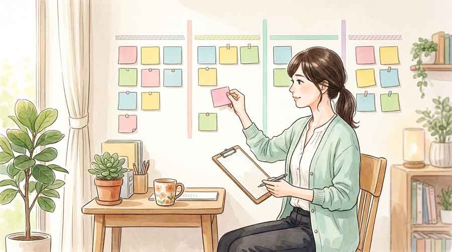 水曜どうでしょう新作の情報を整理してチェックする様子