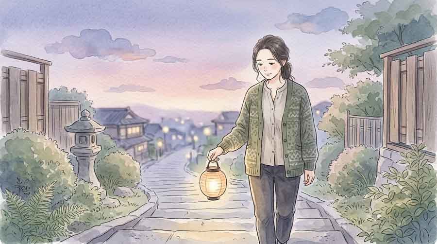 所得代替率のグラフを分析する女性の後ろ姿