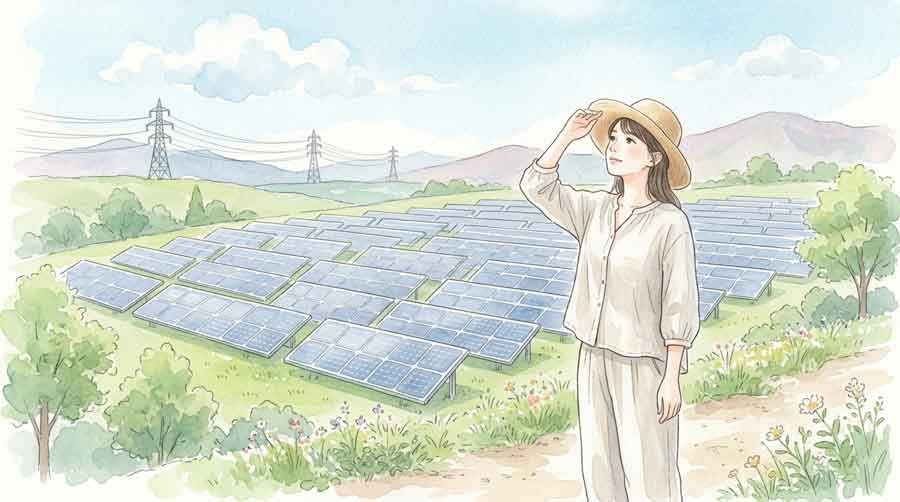 温度計と食品保存のイラスト