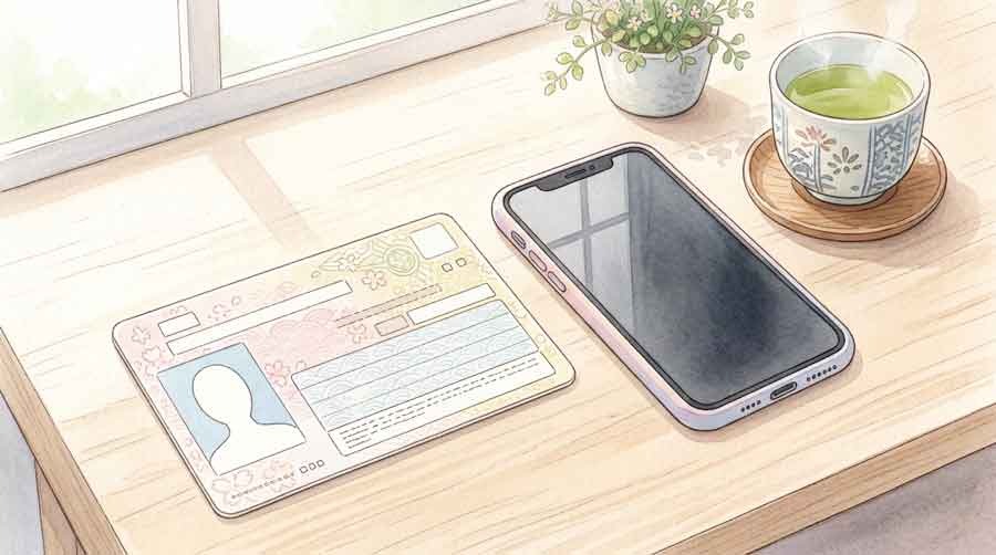 東京アプリ11,000円の対象者条件を確認する落ち着いた雰囲気の女性