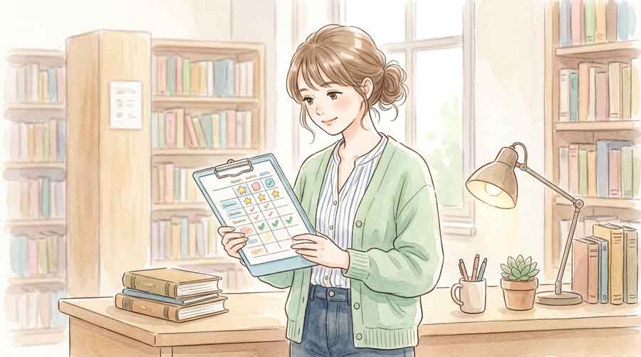 チケット 払い戻し 主催者都合 自己都合 法律 整理する女性が分類表を見ている