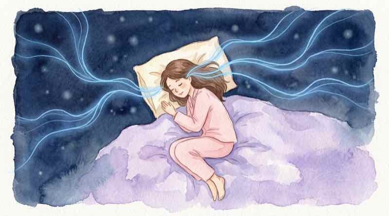 グリンパティックシステム 睡眠中の脳の排水経路をイメージした図