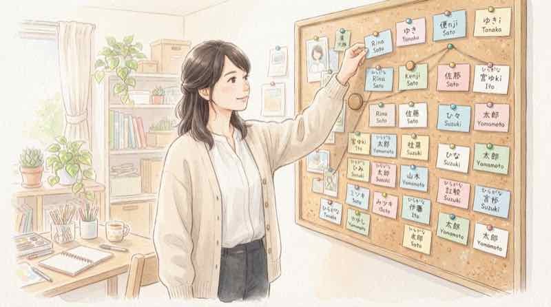 巡るスワン キャストの発表状況をまとめた相関図イメージ