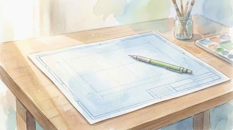 半導体設計人材不足を示す空席の並ぶオフィスのイメージ