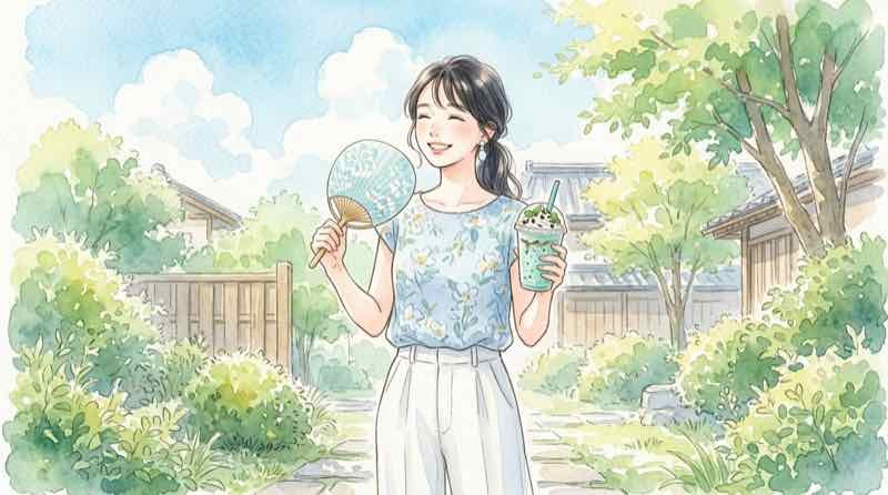 ノートに数字を書き込みながら計算する女性