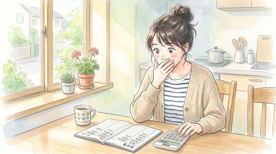 税制改正の資料を整理する女性