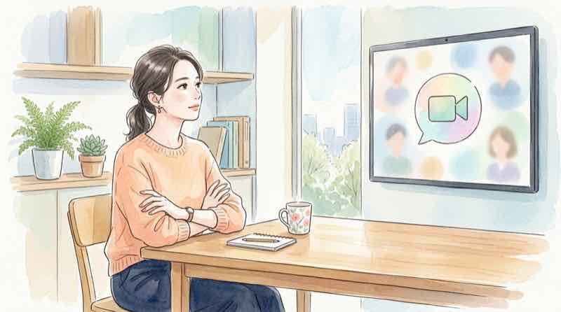 香港の送金詐欺事件をノートに整理する知的な女性