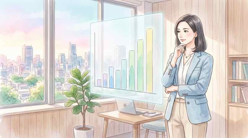 通信トラフィックの負荷を示すグラフのイメージ