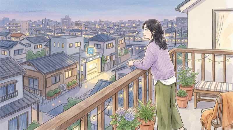 都市部の住宅街と地下鉄の電波状況を示すイメージ