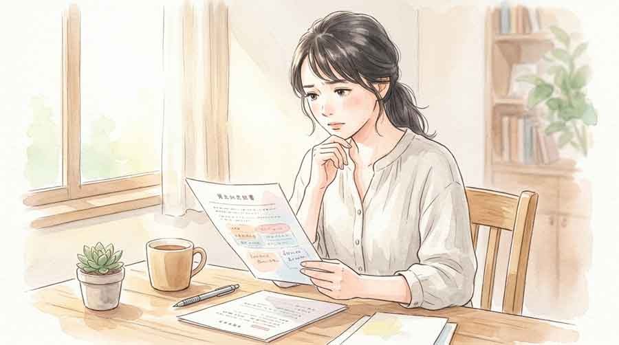 自賠責保険の限度額を確認する様子