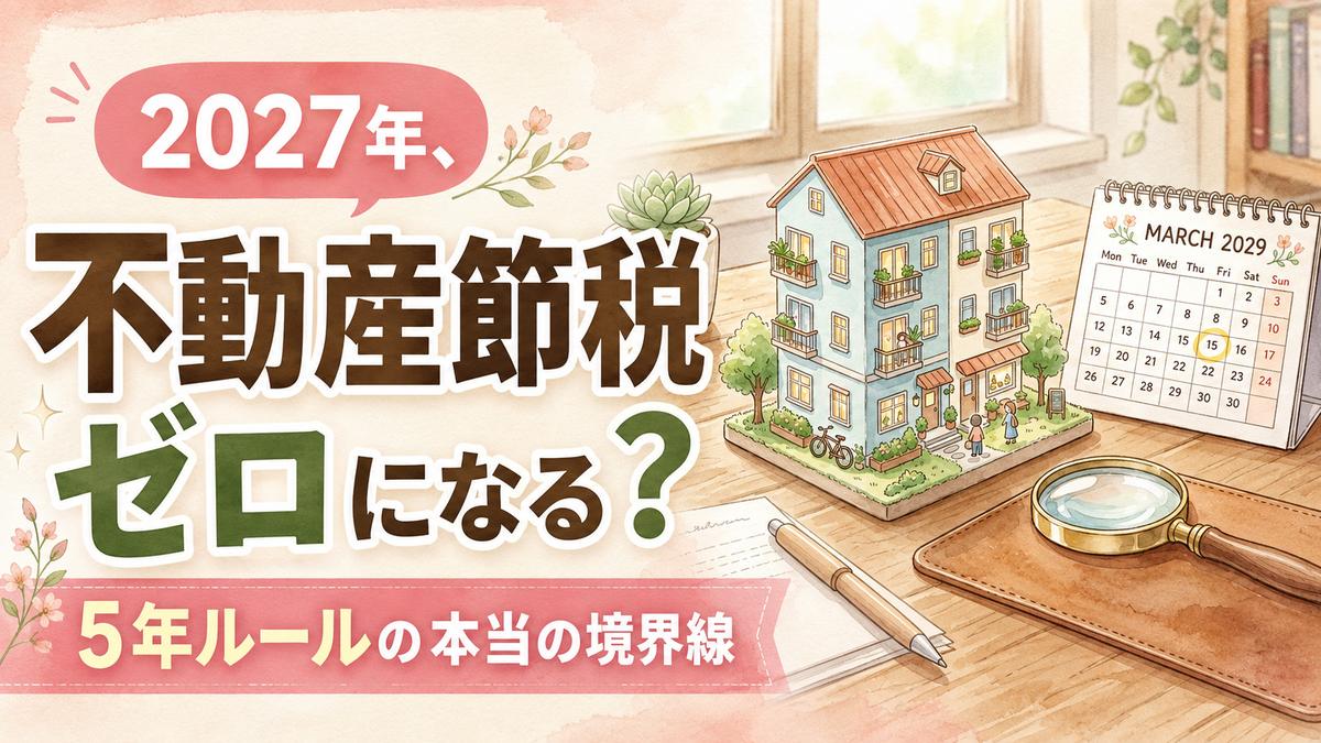 2027年不動産相続税改正の資料を見つめる知的な女性