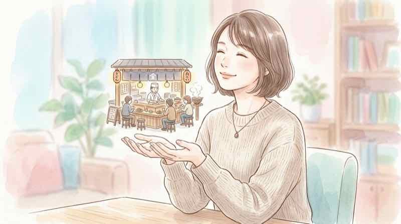 バラティエ2号店の経営イメージを想像する女性