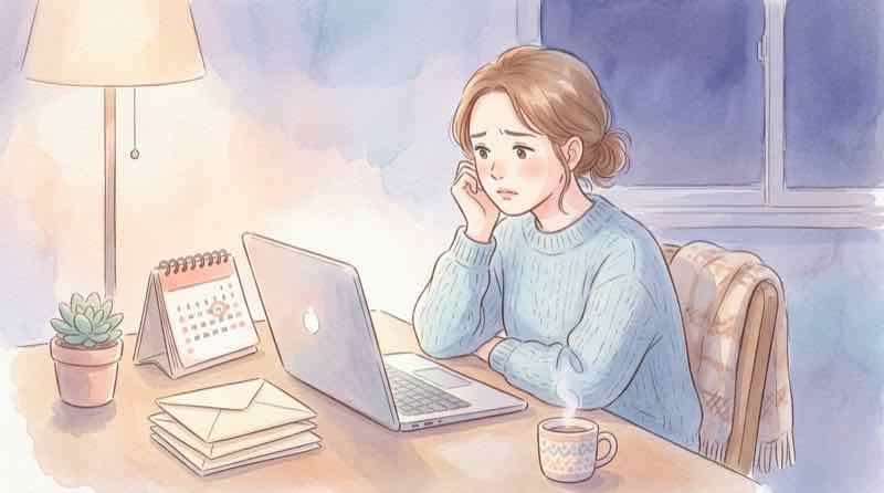 贈与税の申告手続きを確認する様子