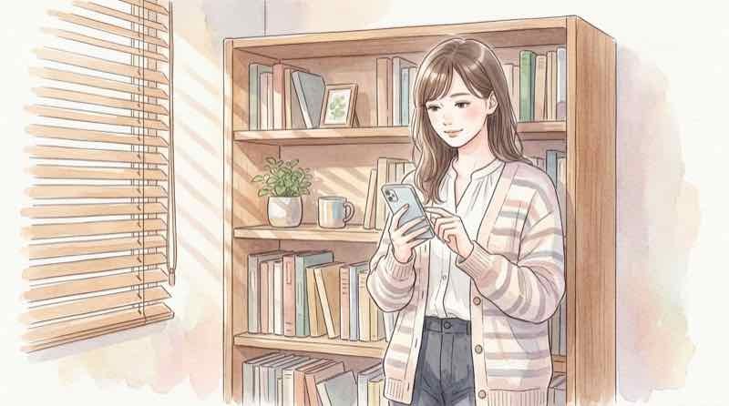 3つの関係を図で整理する女性のイラスト