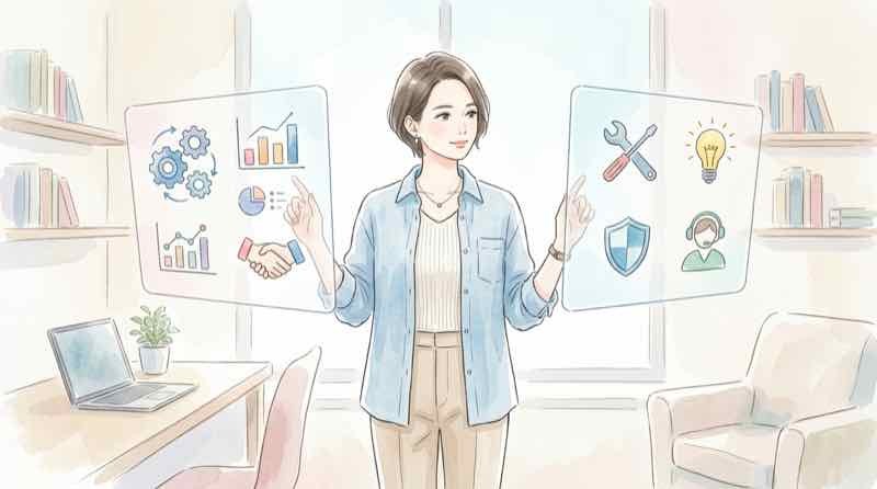 受信料で作られた番組の権利関係を考える女性