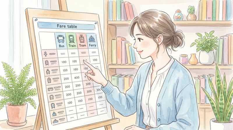 首都高 物流 値上げ 車種別の料金表を確認する様子