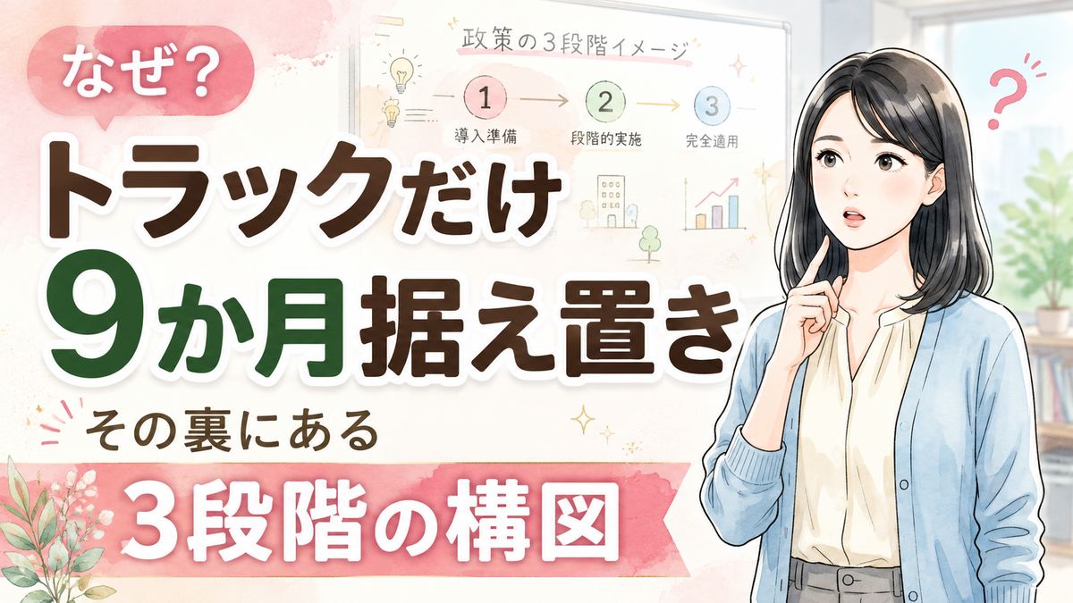 首都高 トラック 値上げ 据え置き制度を整理する資料の様子