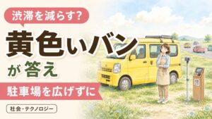 タイムズパーキング キャラバンとは何かをやさしく解説するイメージイラスト