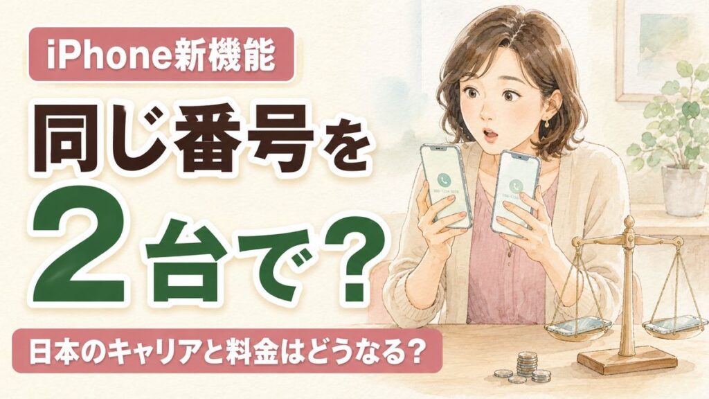 iPhone Handoffは日本で使えるかキャリア対応と料金と仕組みを解説するイメージ