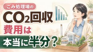 JFEエンジニアリングがクリーンプラザふじみで進めるMOF CO2回収実証施設のイラスト