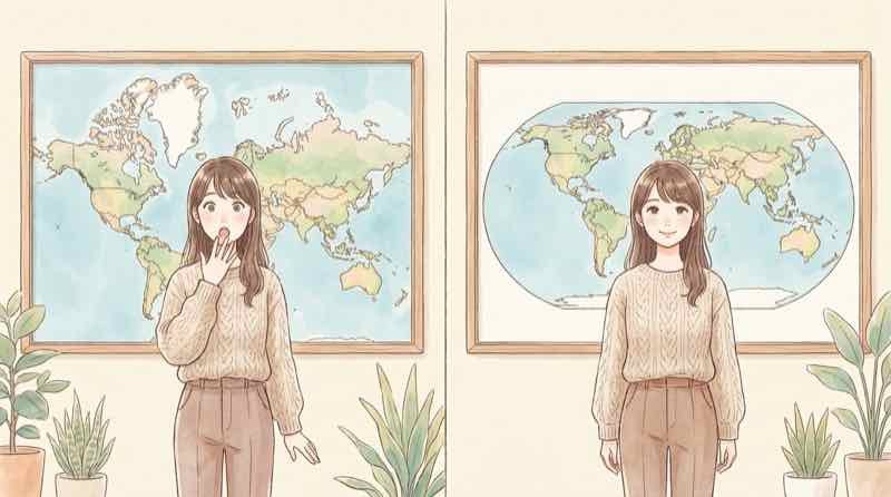教科書や地図帳を広げているイメージ